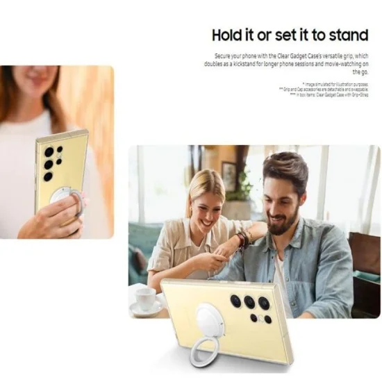 Cover Samsung S24 Ultra Gadget Case - Transparent
